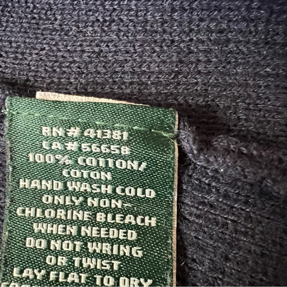 Ralph Lauren Navy Blue Sweater Knit Blazer-M - Picture 11 of 11